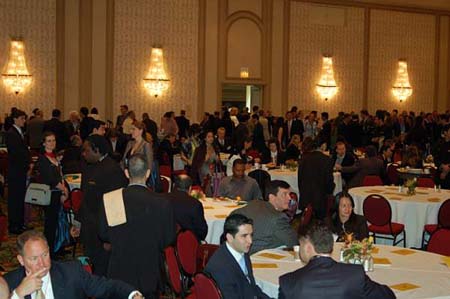 A crowded banquet hall (03)