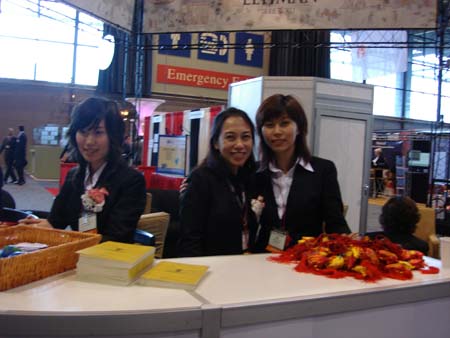 Sherry Wang, Ivy Lau and Lillian Yang (from left to right).